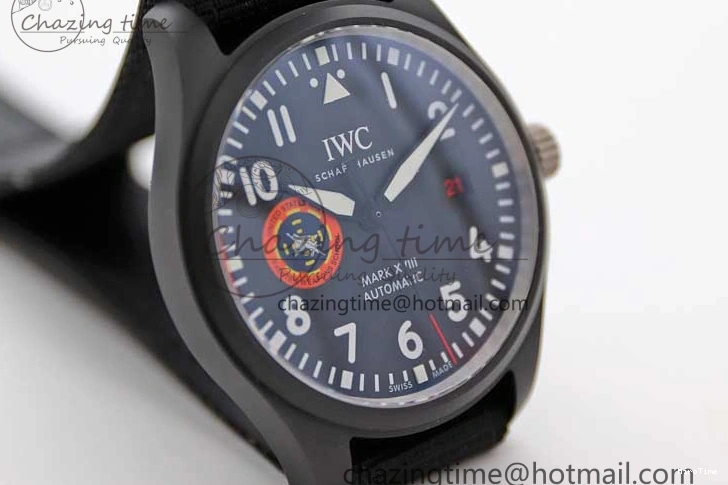 MIROTIME 0407 Mark XVIII ‘TOPGUN SFTI’ Ceramic M+F Best Edition Black Dial on Black Nylon Strap A MultiPurpose 7047